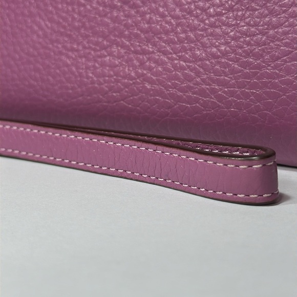 *HTF COLOR* COACH Accordion Zip Wallet With Wristlet Strap - Picture 5 of 16